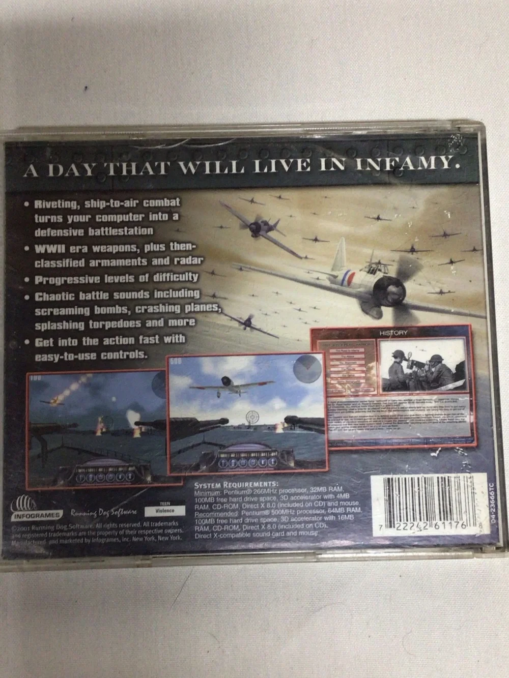 Marine Sharpshooter PC Game Disc - Black. Vintage  games